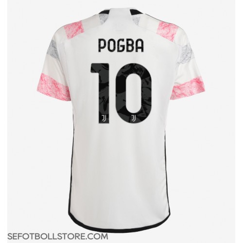 Juventus Paul Pogba #10 Replika Bortatröja 2023-24 Kortärmad